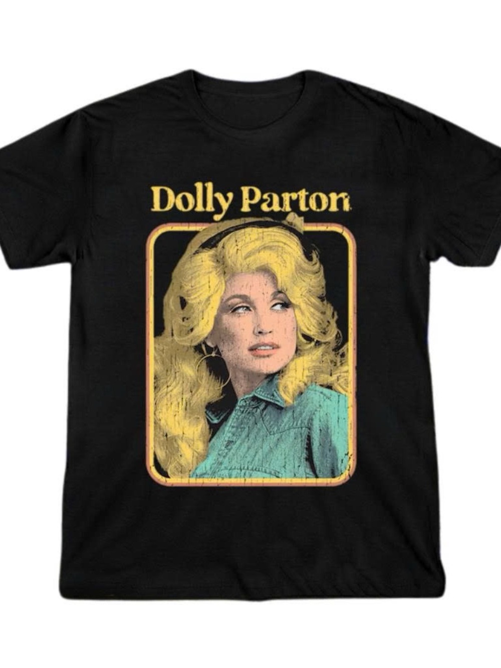 Black Gildan Dolly Parton Graphic Tee